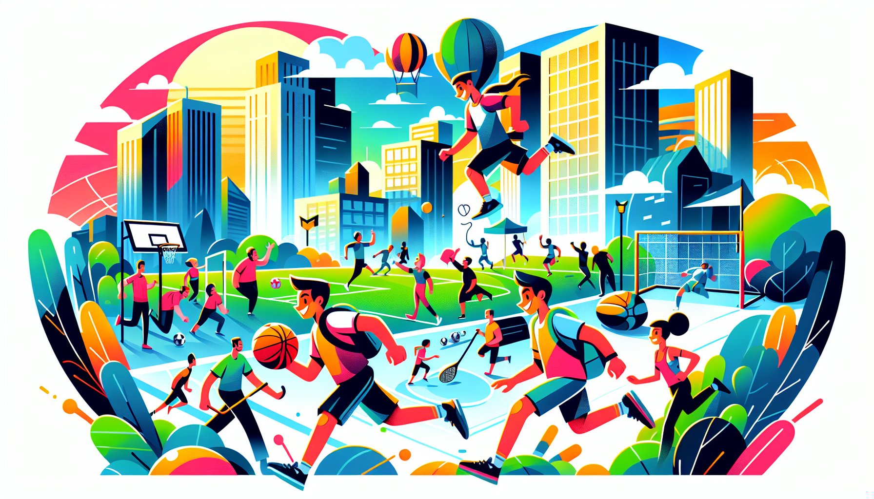 Le sport comme un aspect important de la vie : santé, unité et réalisations